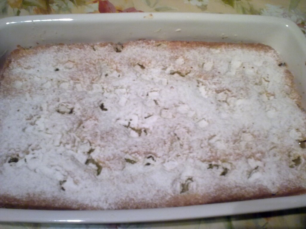 Prajitura cu rubarbar