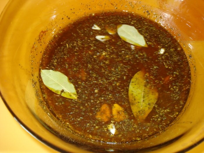 Coaste de porc impletite