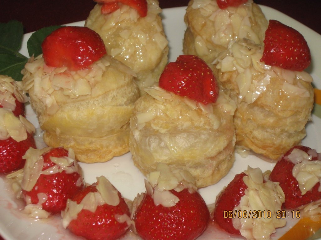 Mini tarte cu aluat frantuzesc