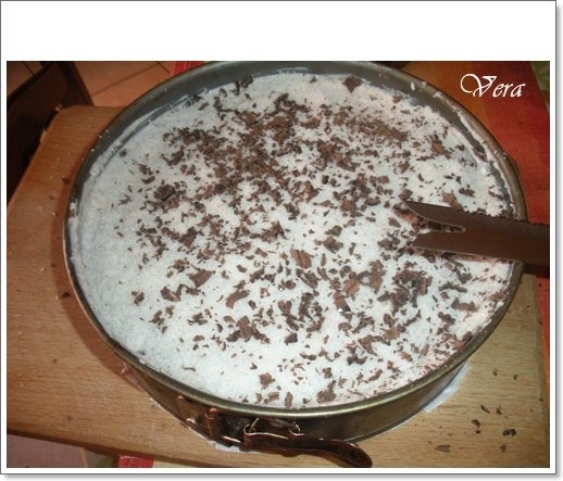 Cheesecake cu ciocolata  si cocos