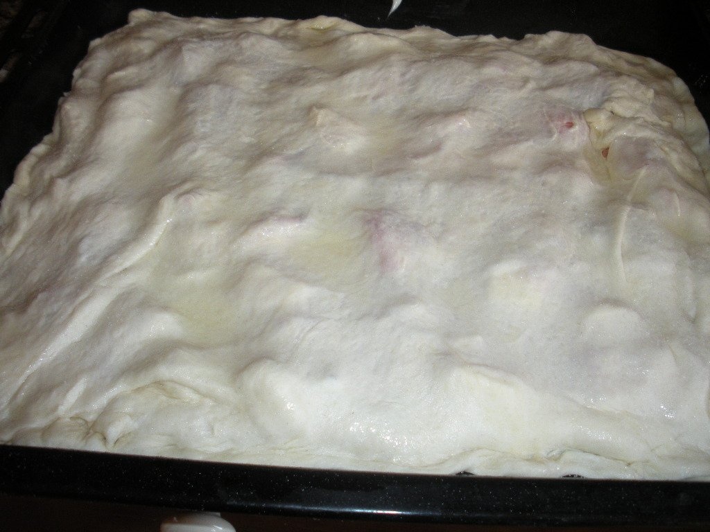 Focaccia cu branza si speck