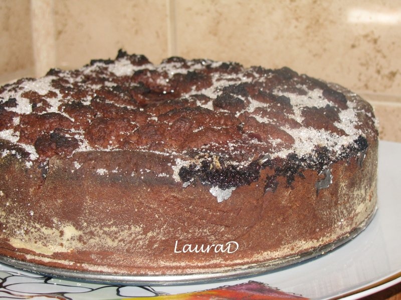 Placinta de ciocolata cu visine