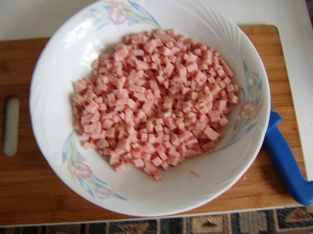 Chec de cartofi cu sunca