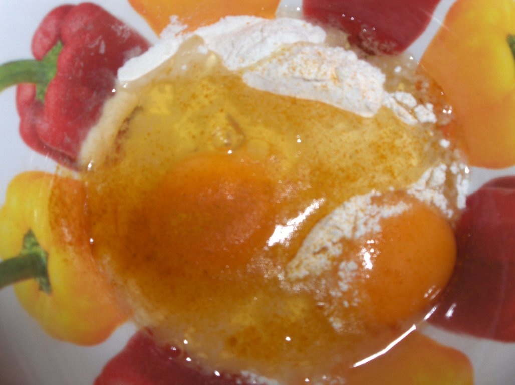 Filete de Merluccius cu orez de rosii (Filetes de Pescada c/ arroz de tomate)