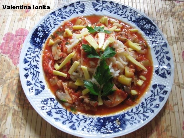 Spaghete cu legume - de post