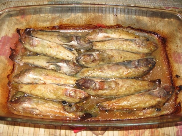 Guvizi marinati la cuptor