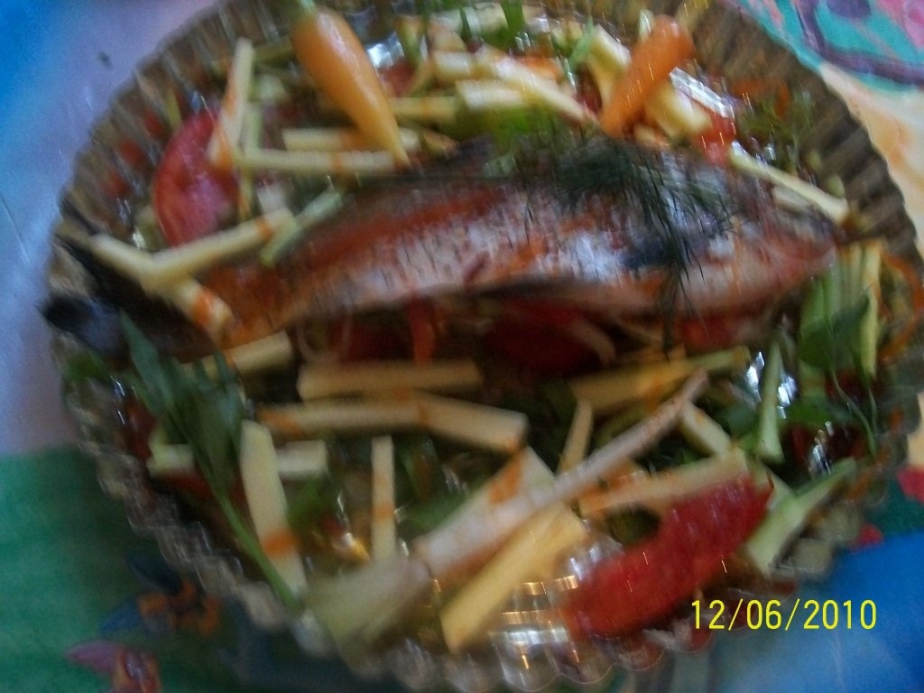 Peste umplut cu legume