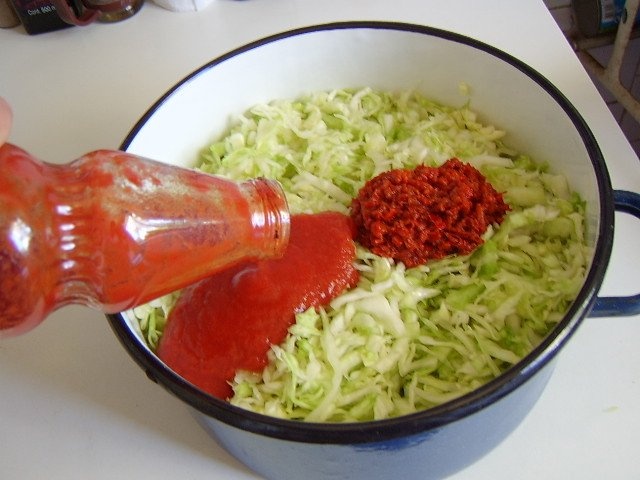 Mancare de varza dulce