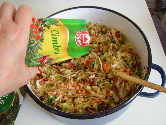 Mancare de varza dulce