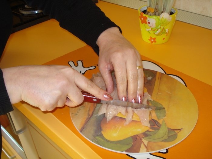 Rulada cu broccoli si piept de pui