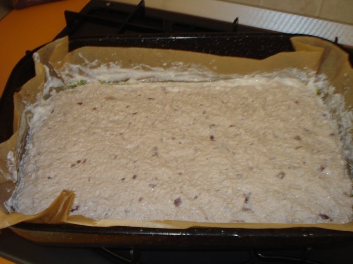 Rulada cu broccoli si piept de pui