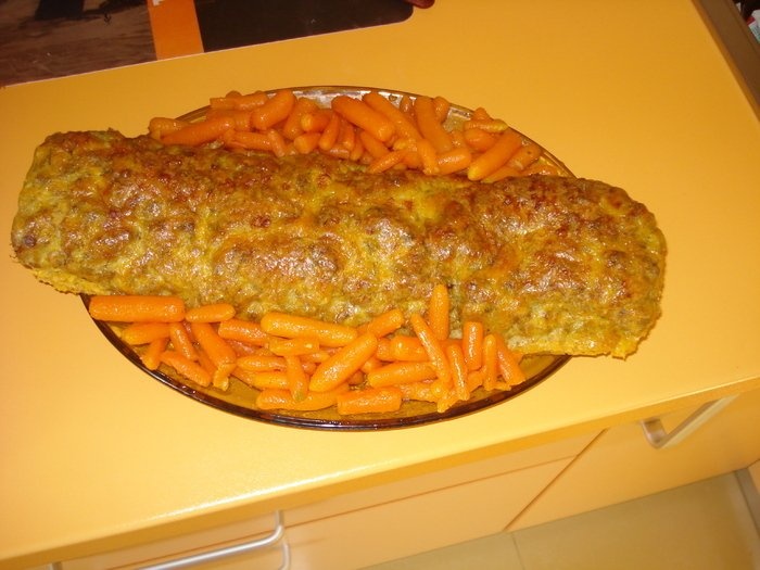 Rulada de carne tocata