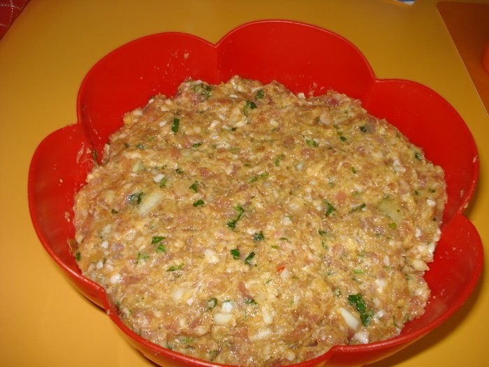 Rulada de carne tocata