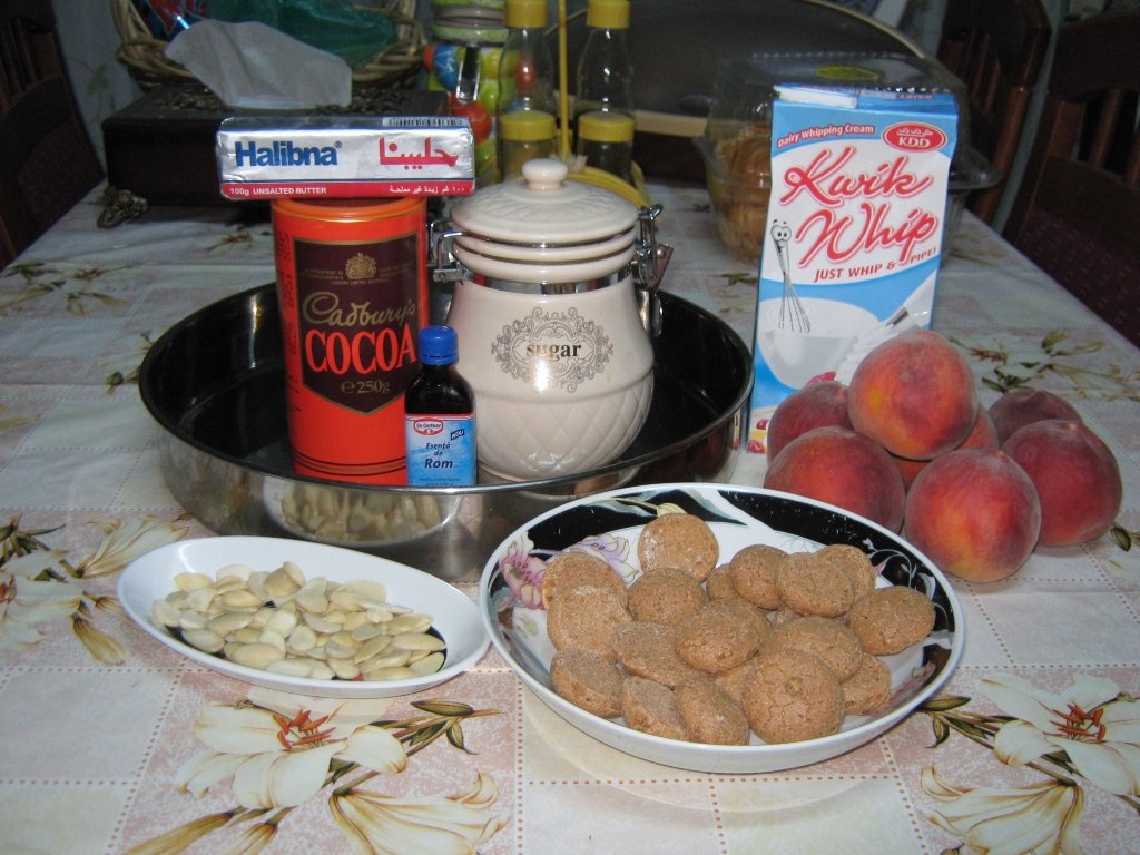 Piersici umplute la cuptor