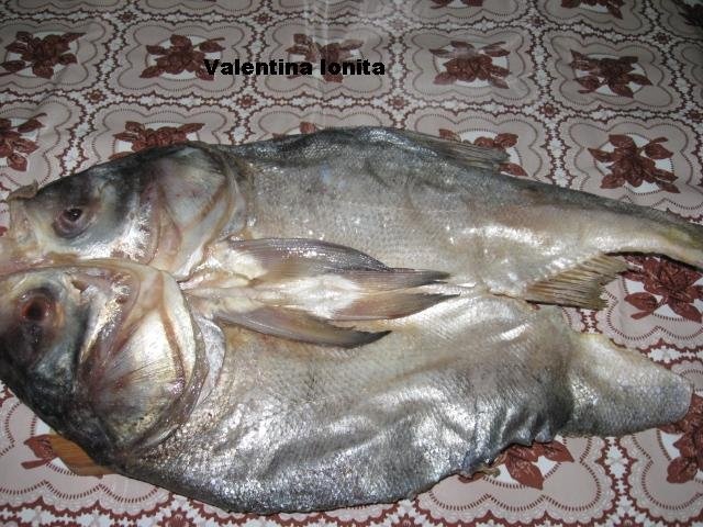 Rasol de peste uscat(sarat) cu legume si mujdei de usturoi