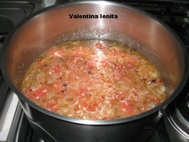 Pilaf cu peste uscat(sarat)