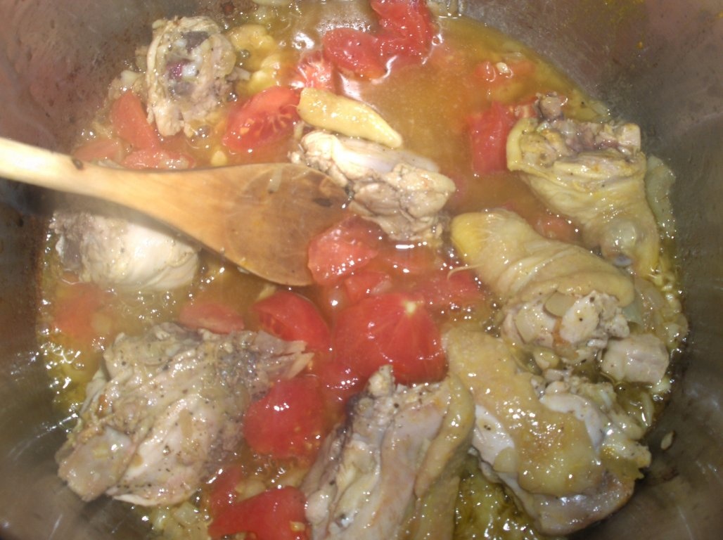 Pui  cu scoici (Frango com Amêijoas)