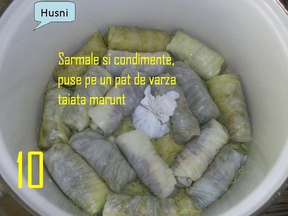 Sarmale in foi de varza dulce