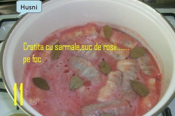 Sarmale in foi de varza dulce