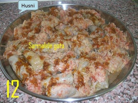 Sarmale in foi de varza dulce