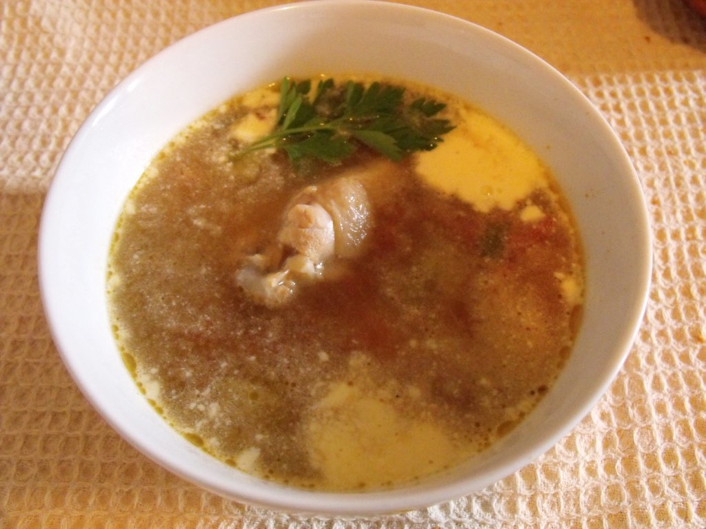 Ciorbita din aripioare de pui