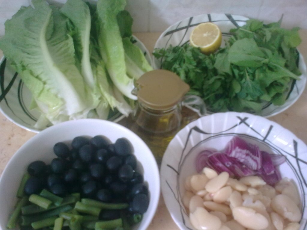 Salata italiana in stil arab