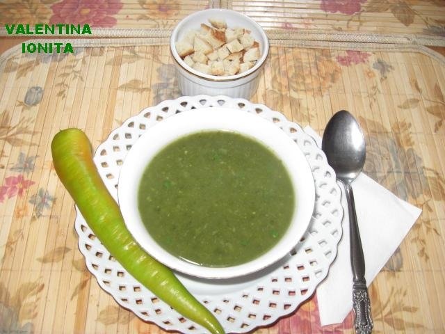 Supa-crema ecologica cu crutoane