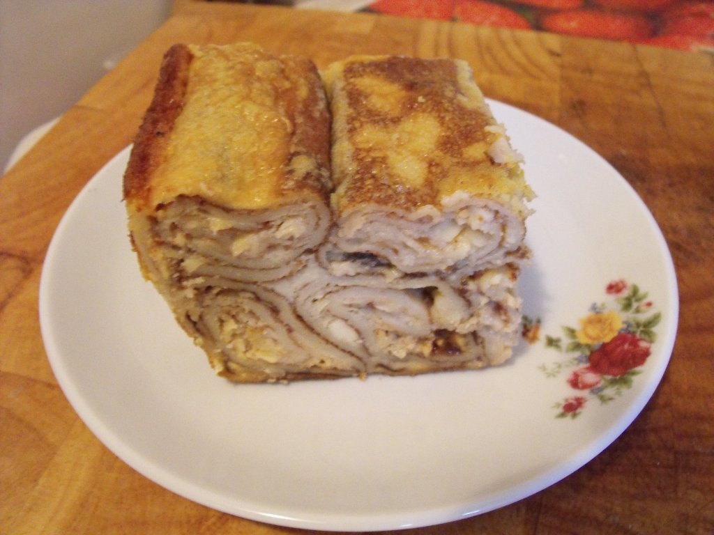 Clatite cu branza la cuptor