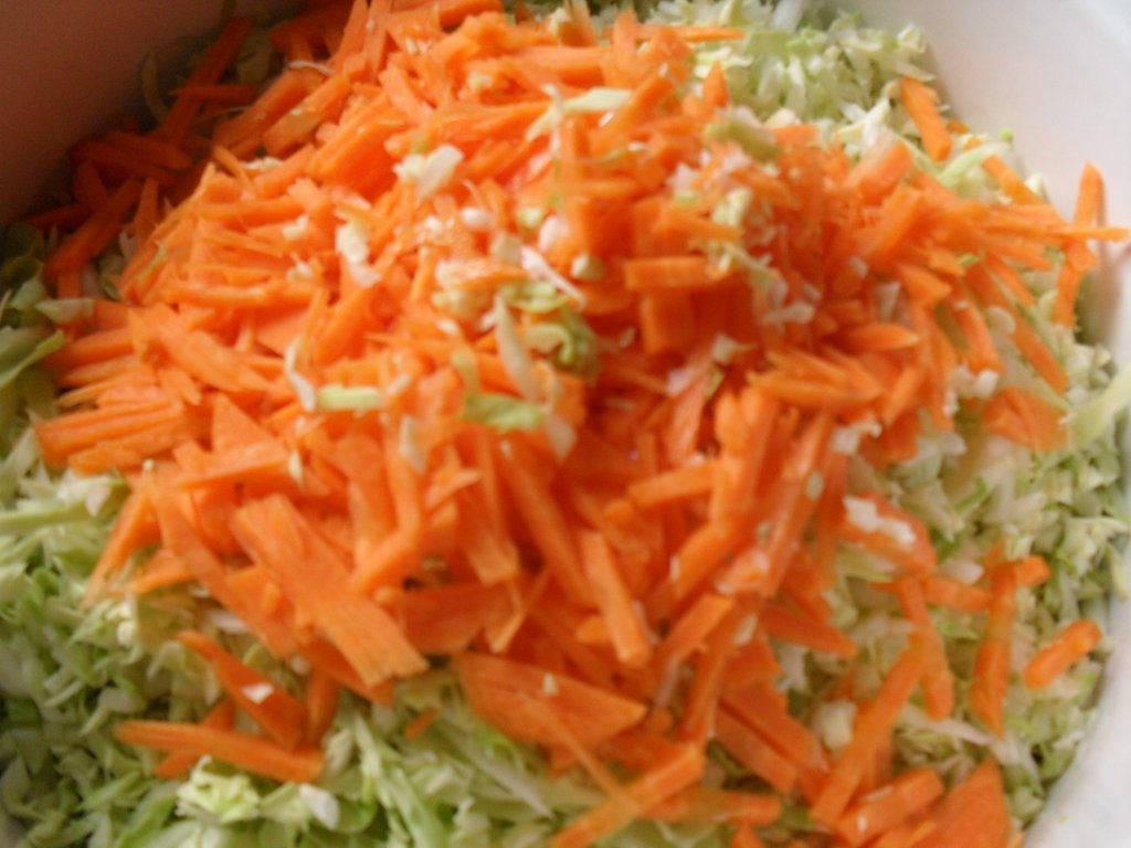 Salata de varza proaspata si morcov, un deliciu!