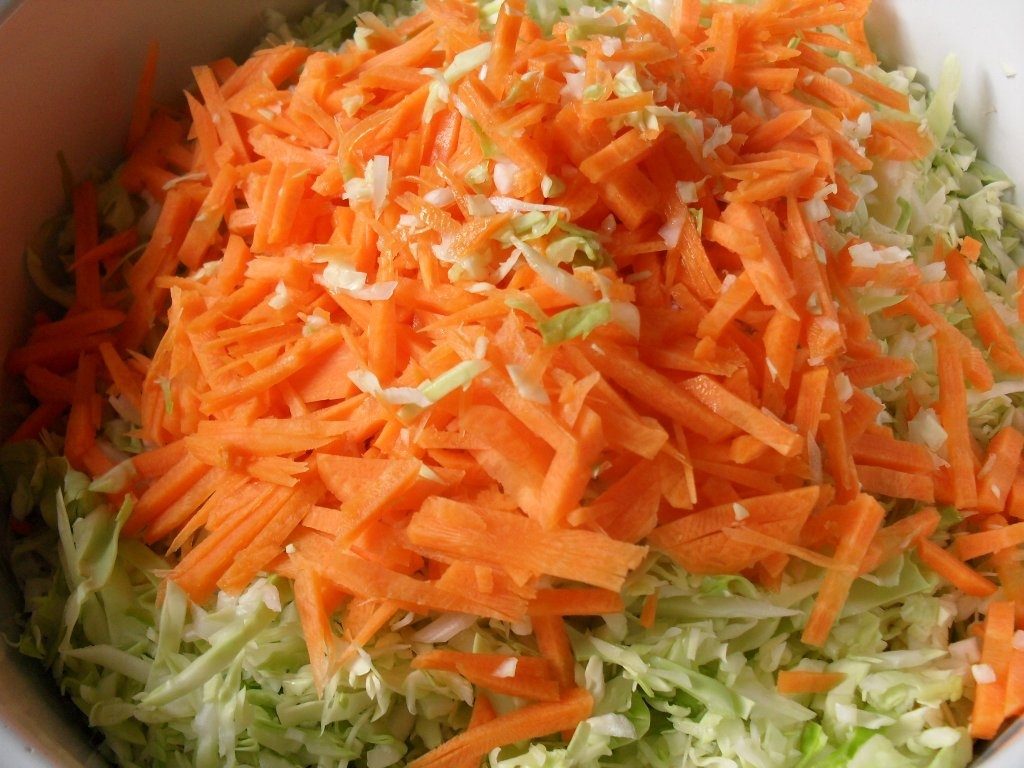 Salata de varza proaspata si morcov, un deliciu!