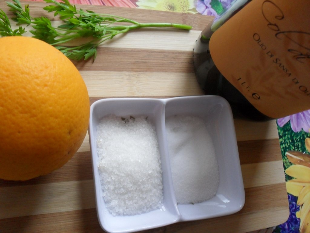 Salata de portocale, racoritoare