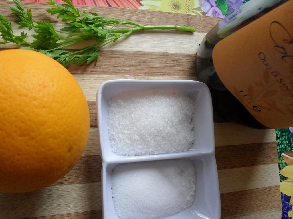 Salata de portocale, racoritoare