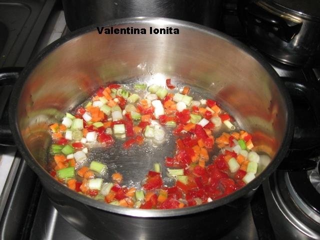 Spanac cu orez si masline