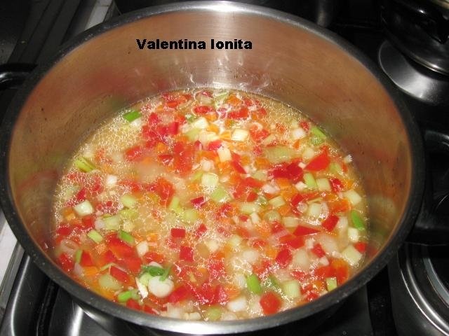 Spanac cu orez si masline