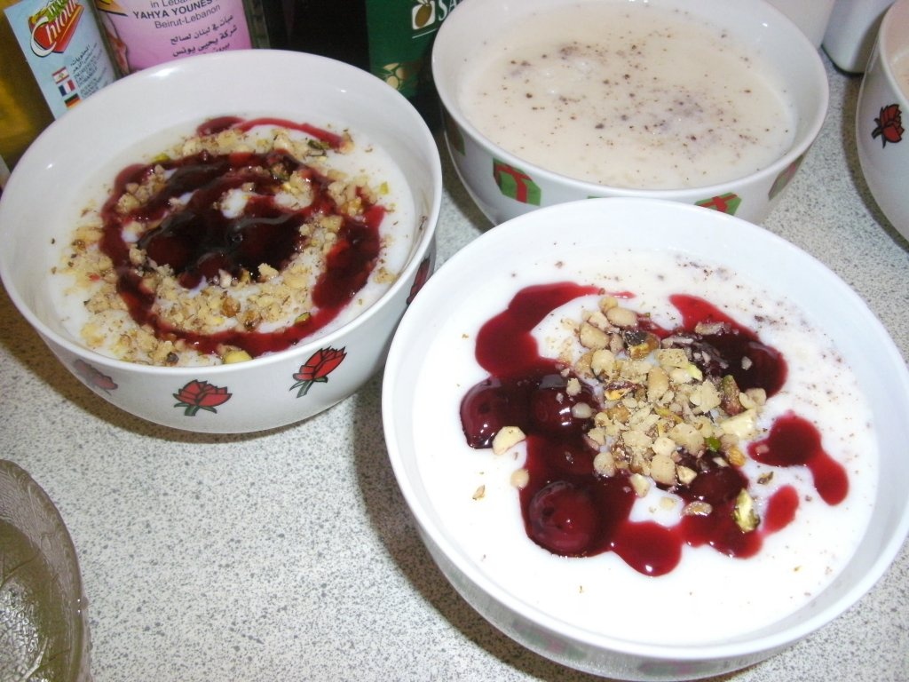 Roz u halib-orez cu lapte arabesc