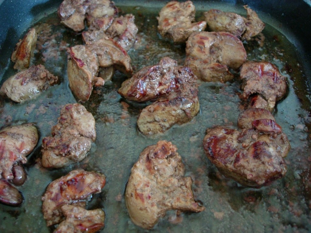 Ficat de pasare cu varza dulce