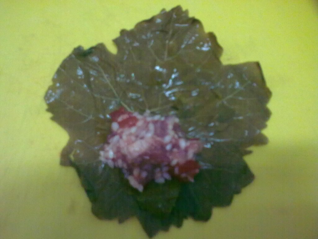 Sarmale cu costita de miel in cuptor