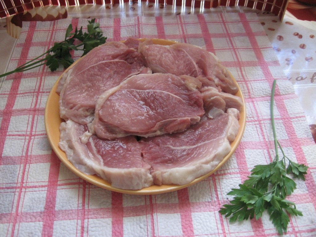 File de porc cu ciuperci