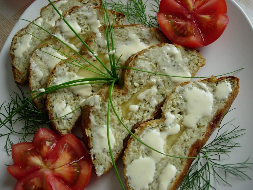 Chec din varza dulce cu mozzarella