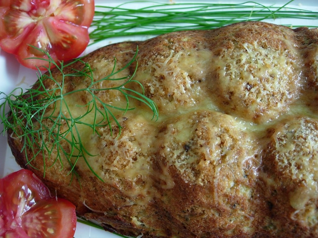 Chec din varza dulce cu mozzarella