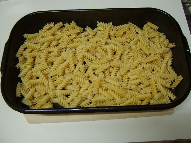 Budinca dulce cu cas si fusilli