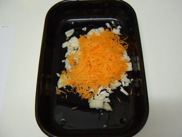 Platica si caras cu sos la tava