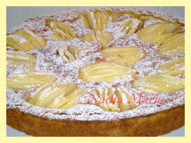 Tarta cu mere scufundate