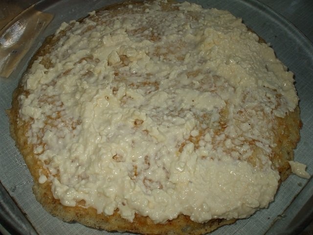 Tort de clatite cu branza