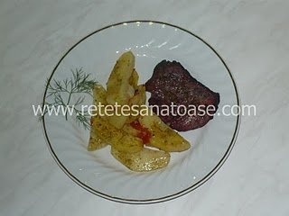 Friptura de vita marinata la gratar