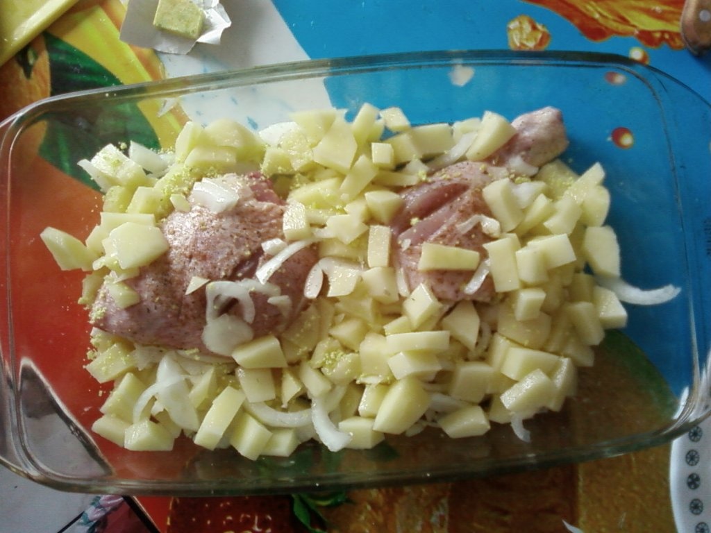 Carne de pui la cuptor
