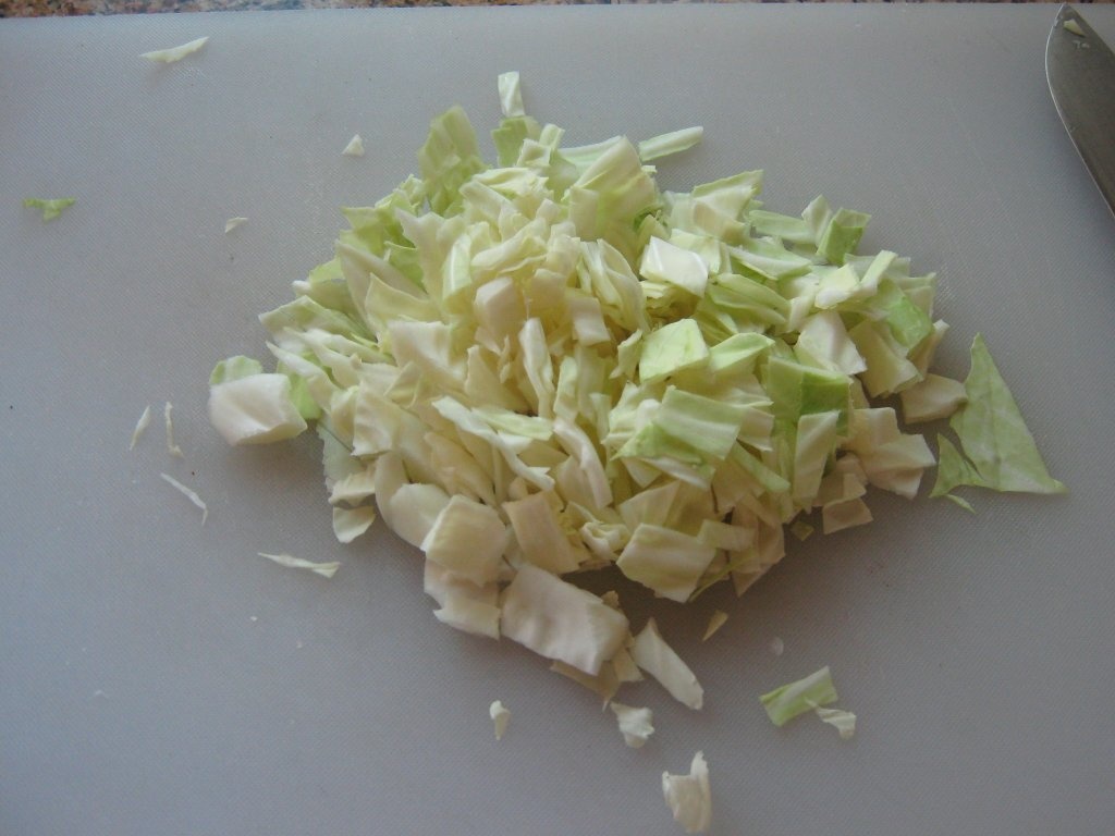 Macaroane spirale cu varza