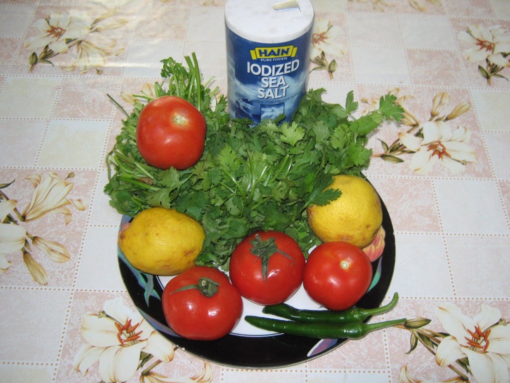 Salata de coriandru verde-Salatit kuzbara khadra-specifica tarilor arabe