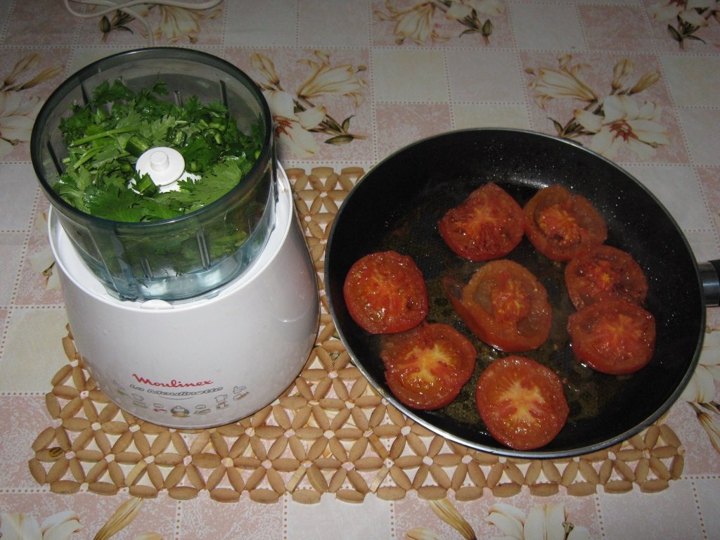 Salata de coriandru verde-Salatit kuzbara khadra-specifica tarilor arabe