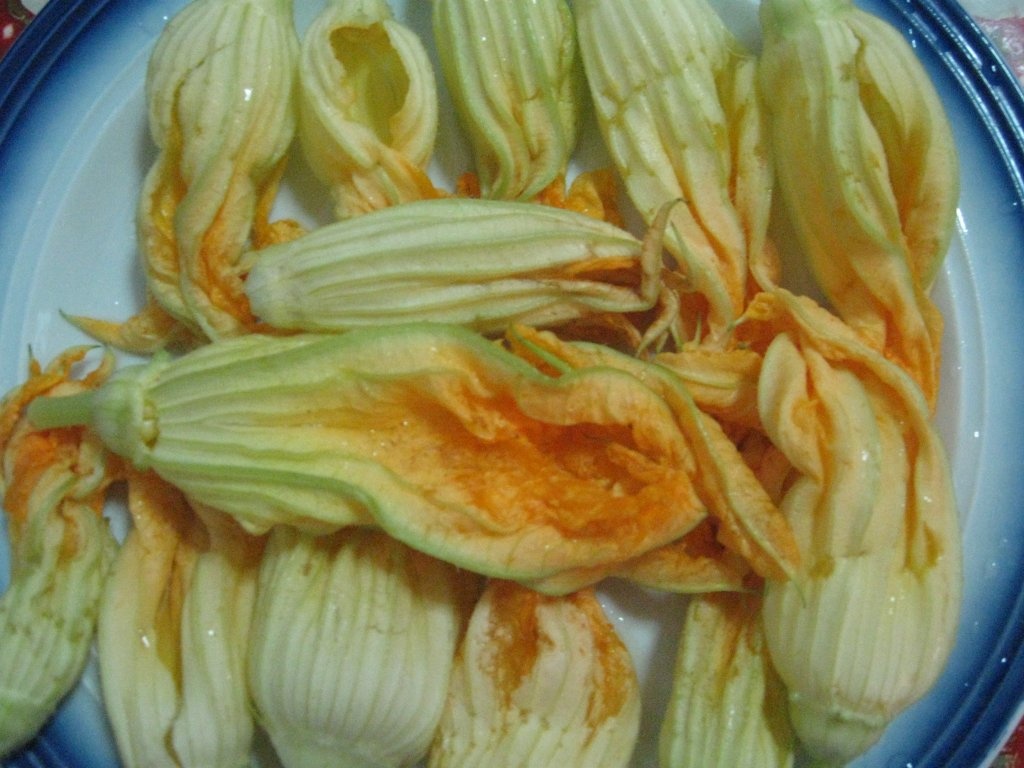 Flori de dovlecei umplute